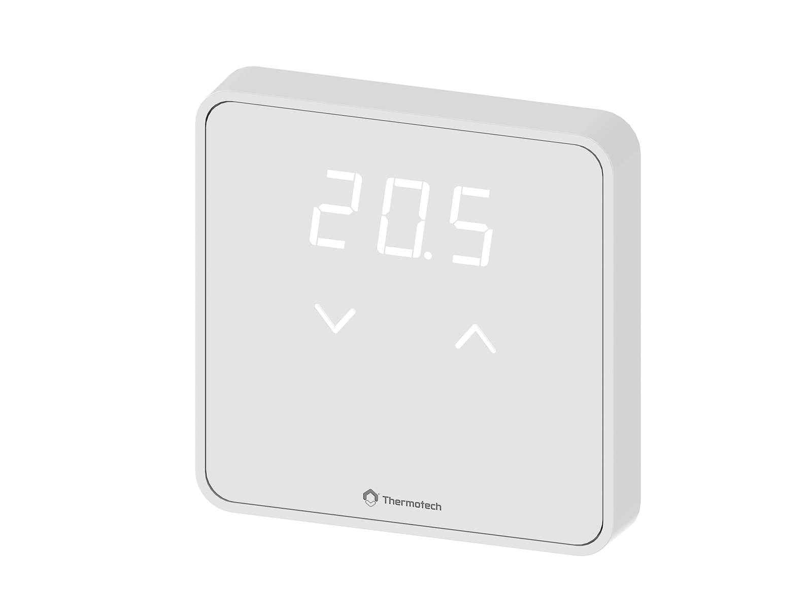 Thermotech iQ Room trådlös displaytermostat i vitt